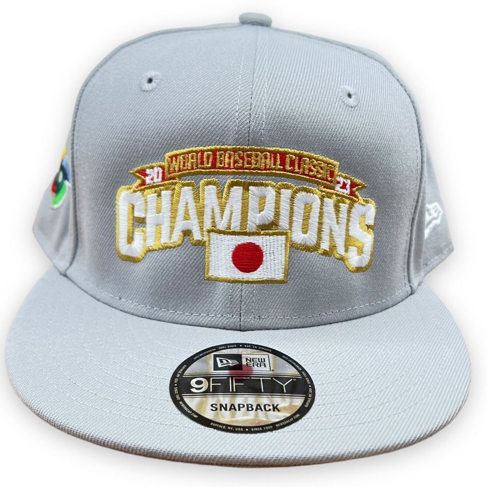 Japan World Baseball Hat Snapback Gray 9FIFTY 2023  Classic Champions New‎ Era